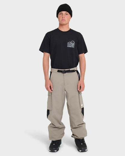 quiksilver snow down men’s cargo pants-color-fnr