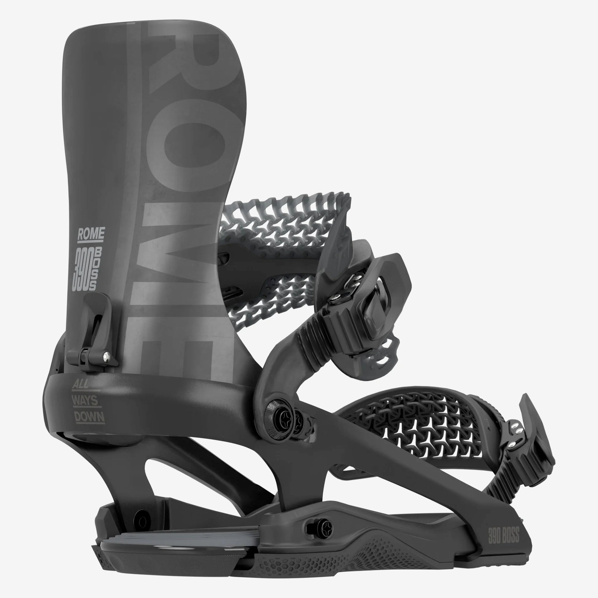 rome 390 boss fw men’s snowboard bindings-color-black
