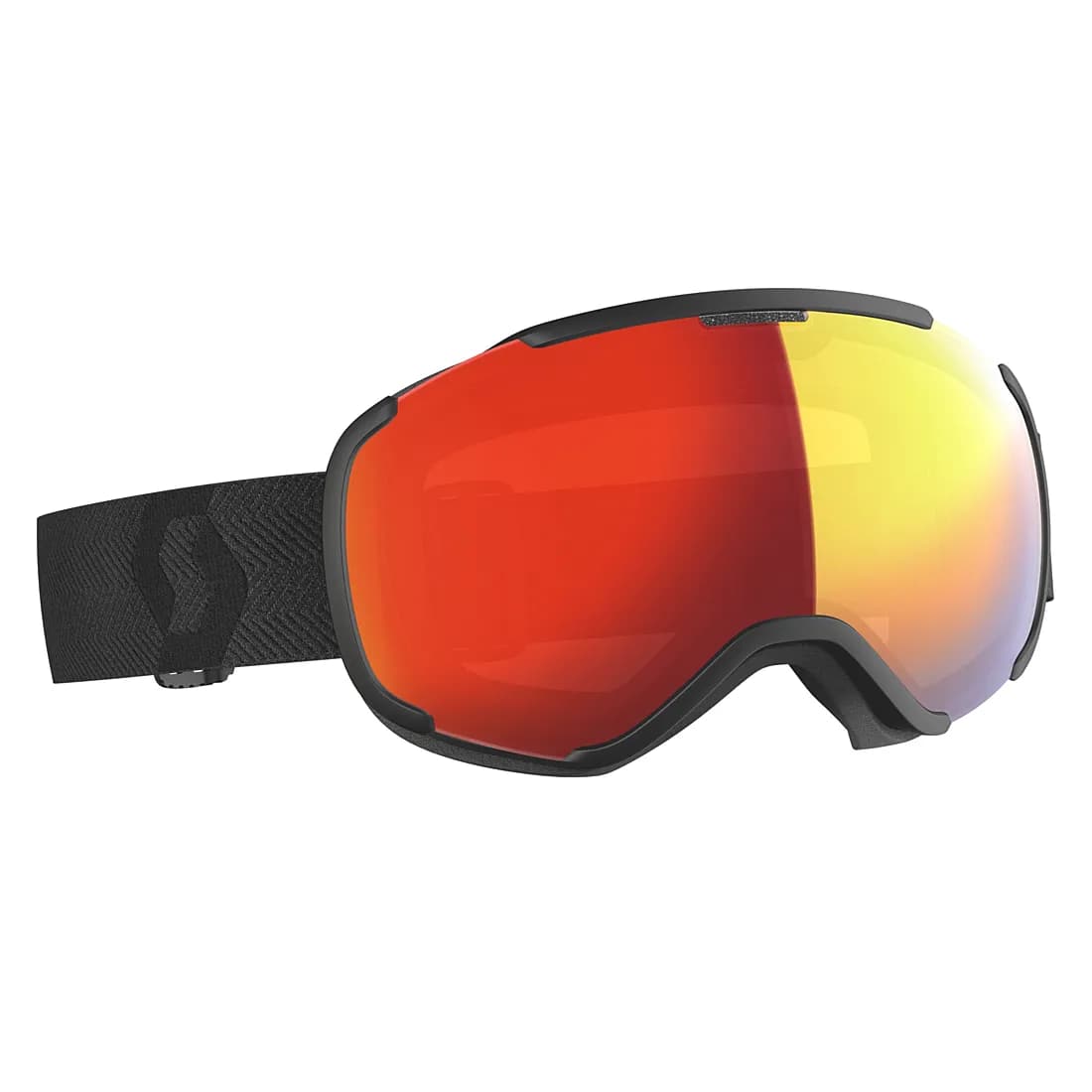 scott faze ii goggle-color-mineral black/enhancer red chrome