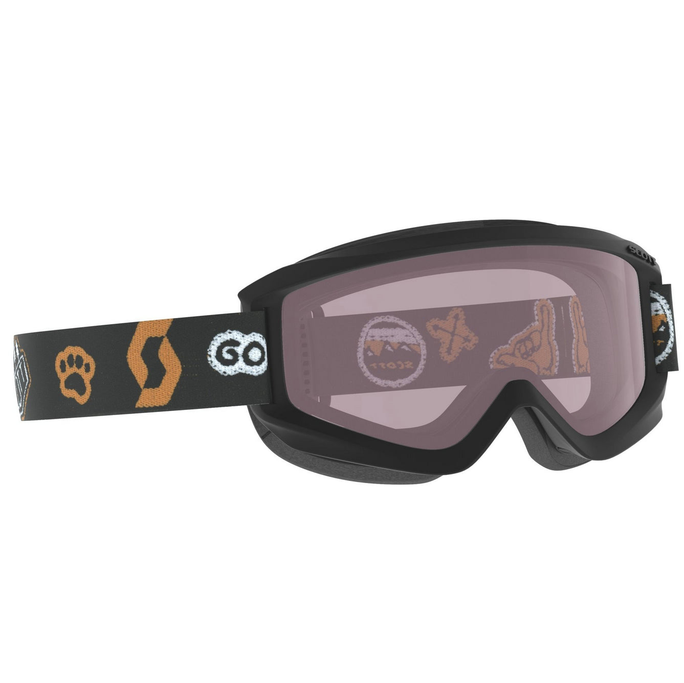 scott junior agent dl goggles-color-black/orange