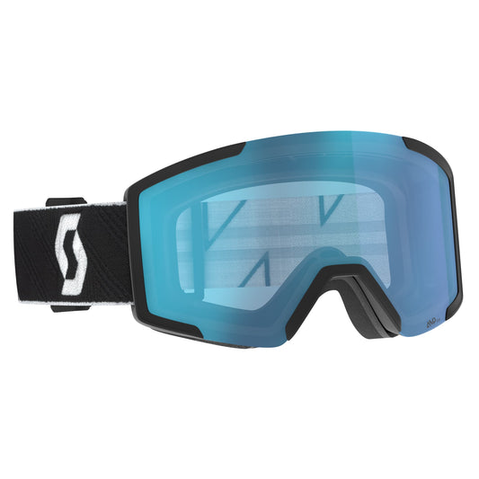 scott shield light sensitive goggles-color-black-amp aurora green chrome s