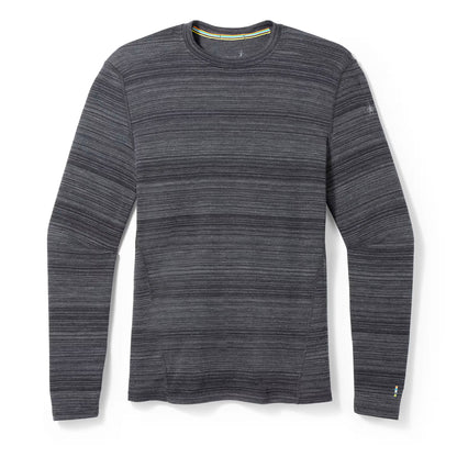 smartwool men's classic thermal merino base layer crew-color-black color shift