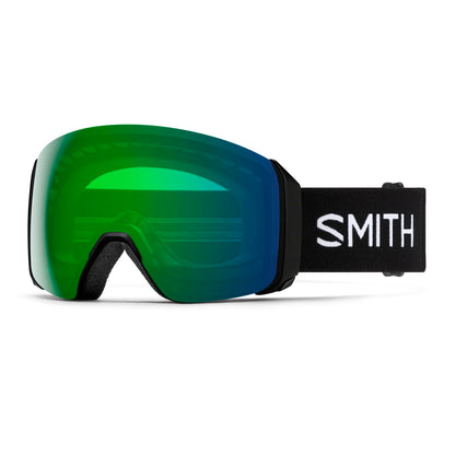 smith 4d mag xl goggles-color-black | chromapop everyday red mirror