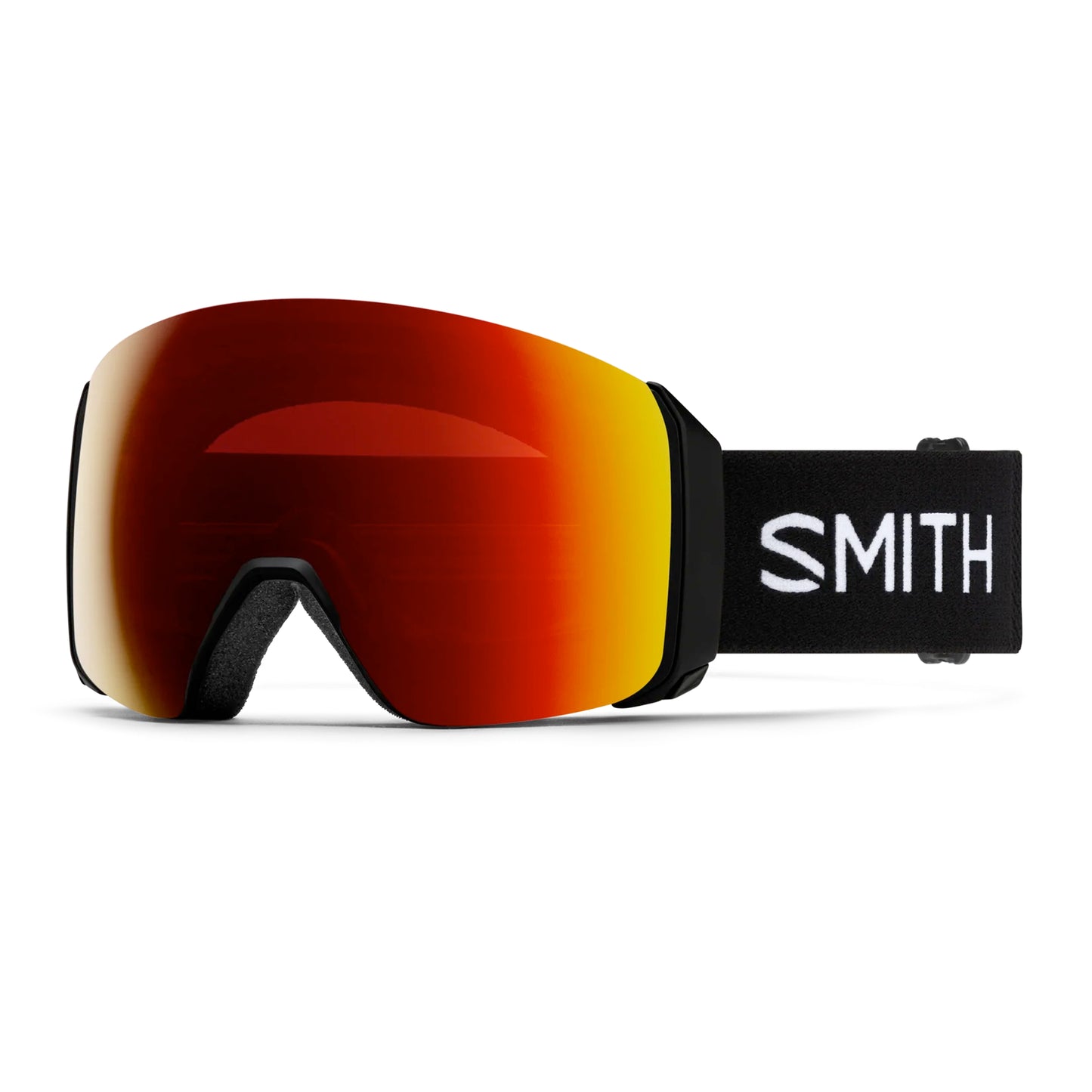 smith 4d mag xl goggles-color-black | chromapop sun red mirror