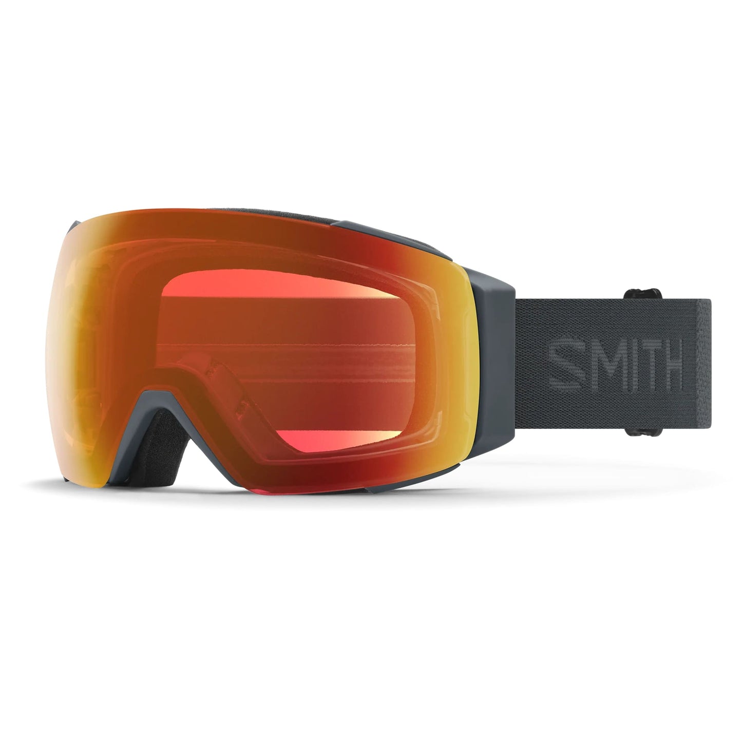 smith i​/o mag goggles-color-slate | chromapop everyday red mirror