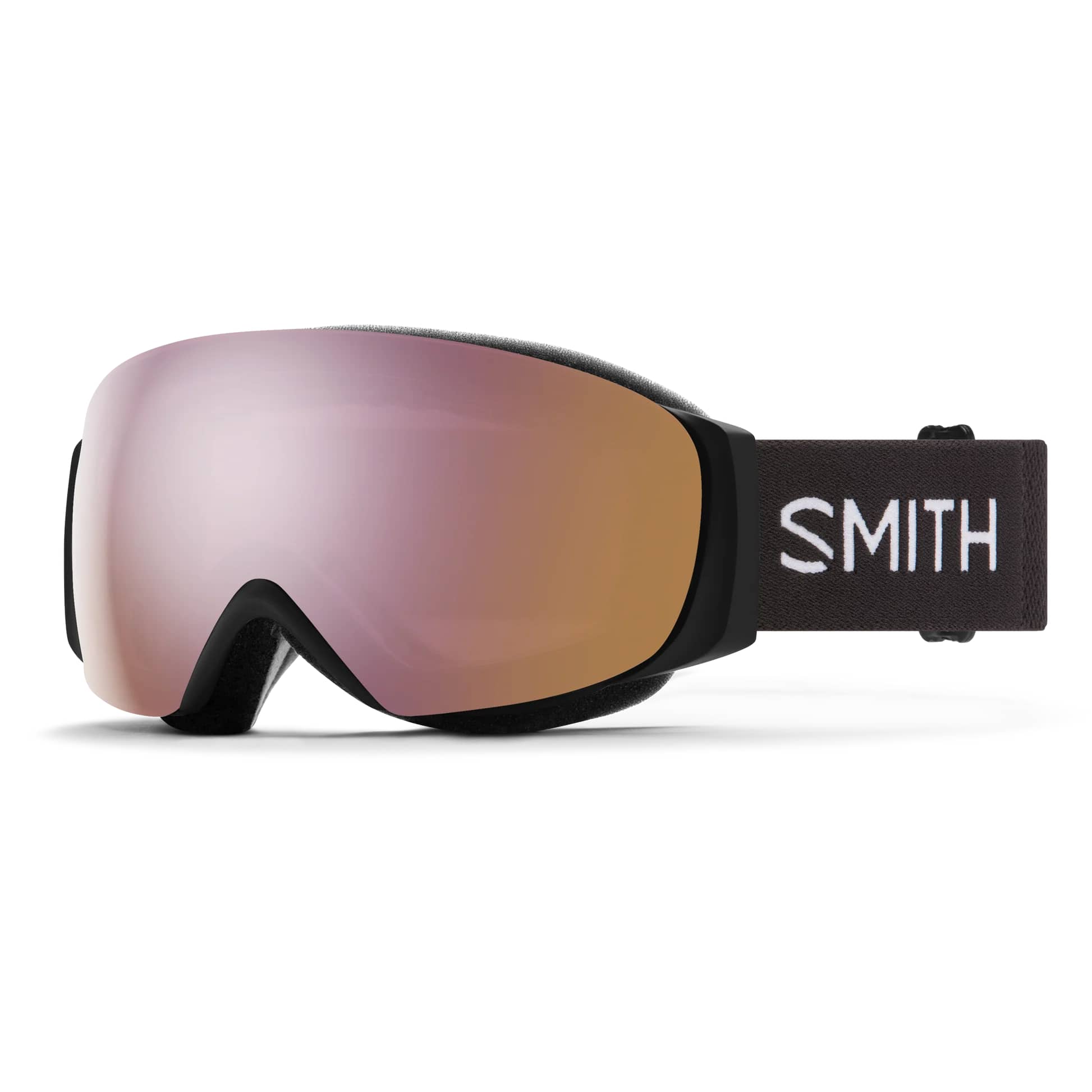 smith i​/o mag s goggles-color-black || chromapop everyday rose gold mirror