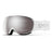 smith i​/o mag s goggles-color-white chunky knit | chromapop sun platinum mirror
