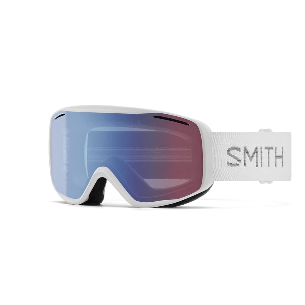 smith rally goggle-color-white chunky knit | blue sensor mirror