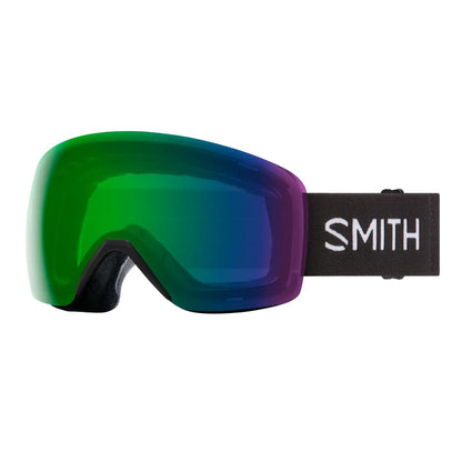 smith skyline goggle-color-black || chromapop everyday green mirror