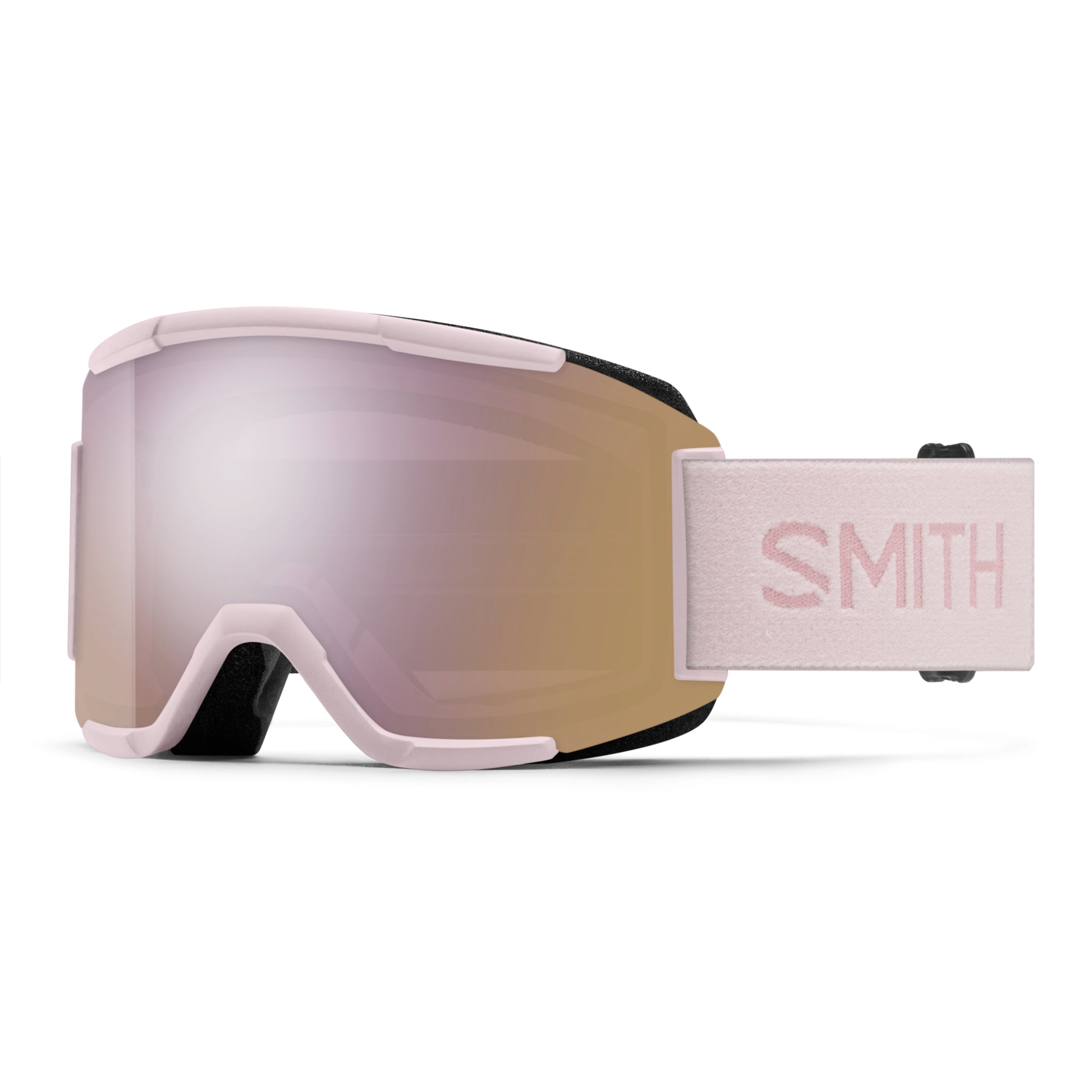 smith squad goggle-color-carnation | chromapop everyday rose gold mirror