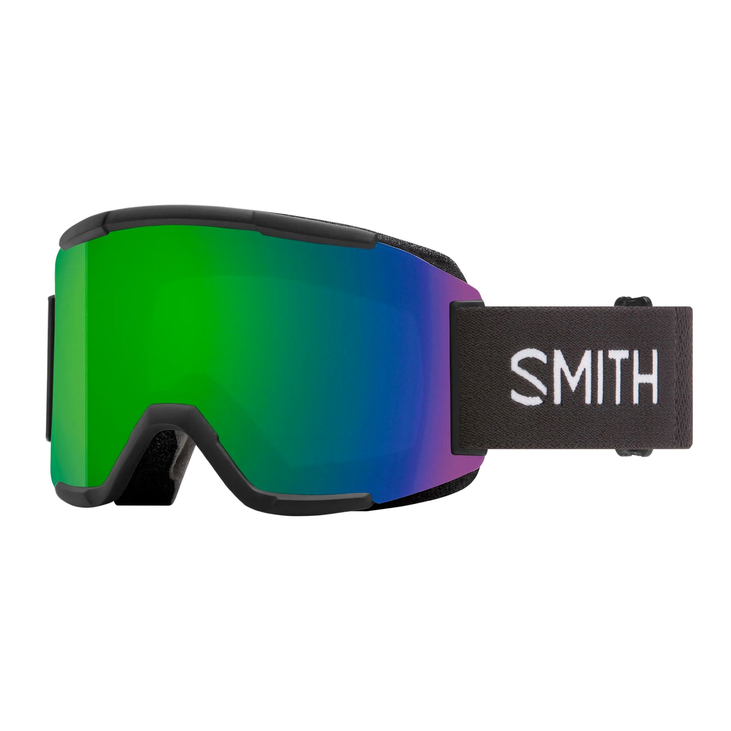 smith squad goggle-color-black || chromapop sun green mirror