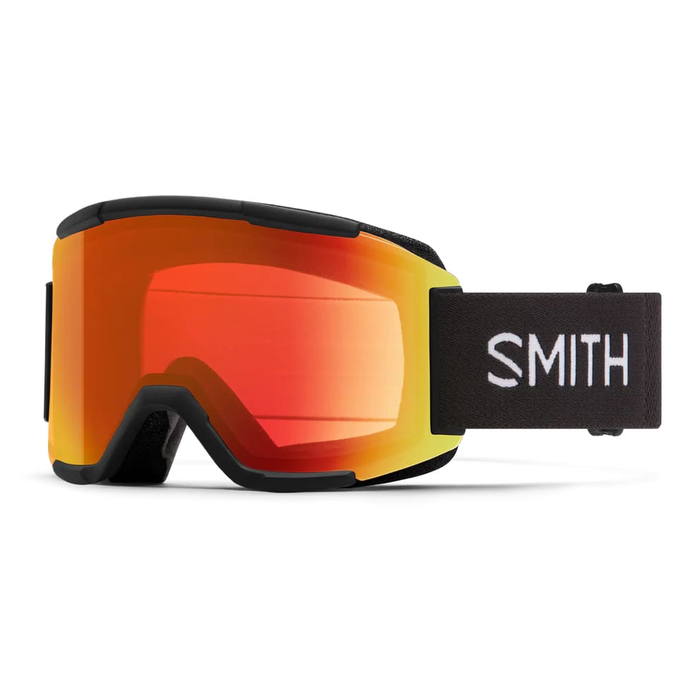 smith squad goggle-color-black || chromapop everyday red mirror