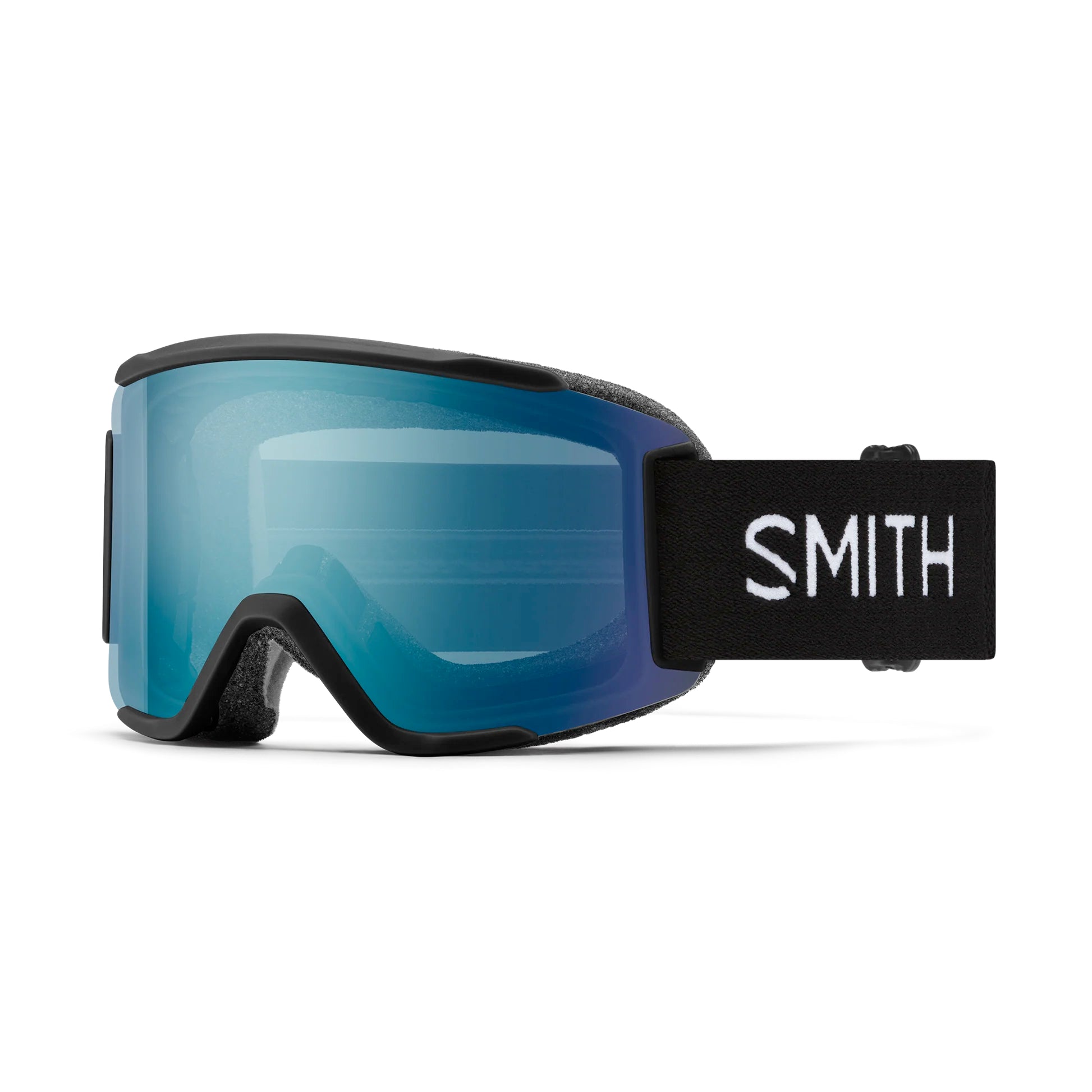 smith squad s goggle-color-black | chromapop everyday blue mirror