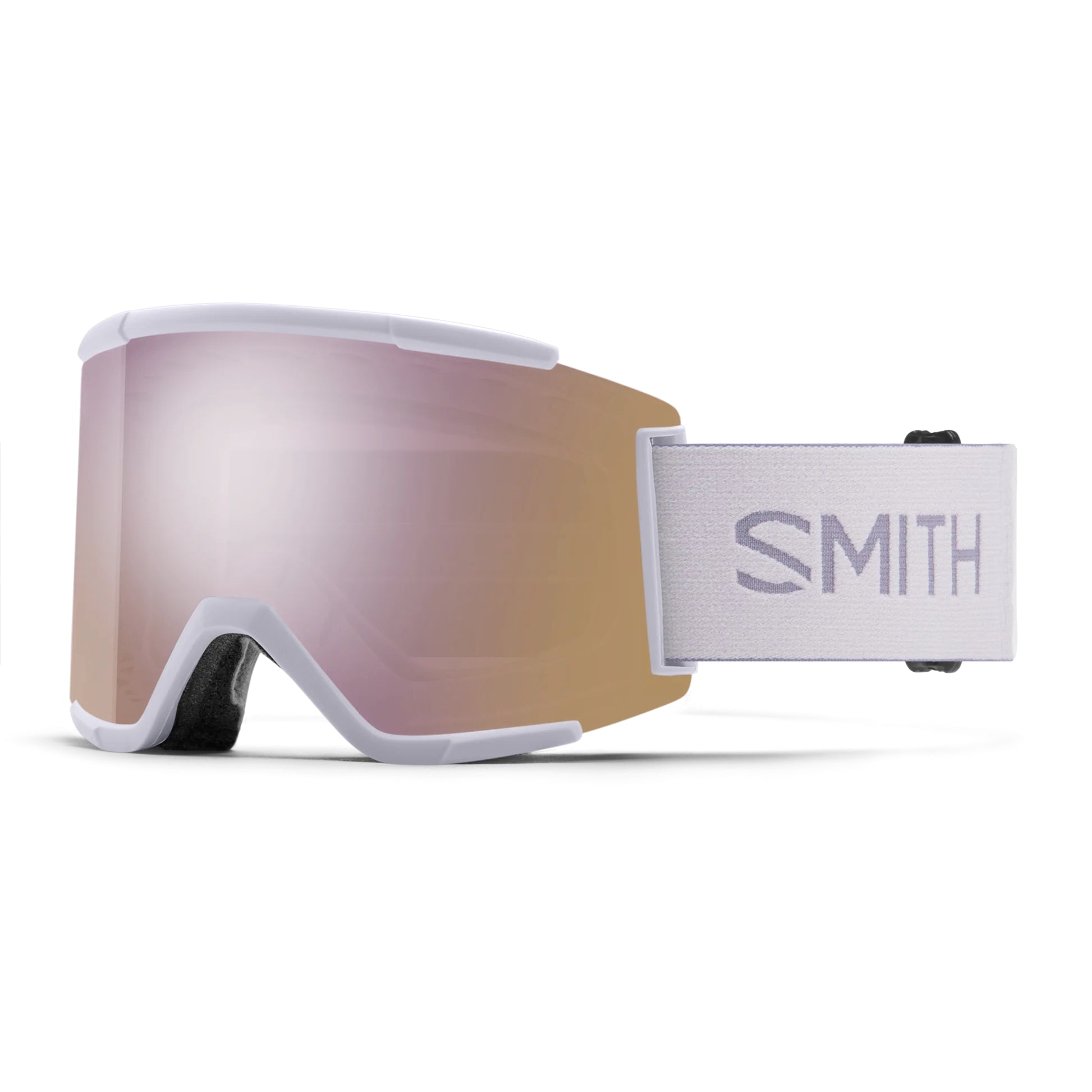 smith squad xl goggles-color-lunar fog | chromapop everyday rose gold mirror
