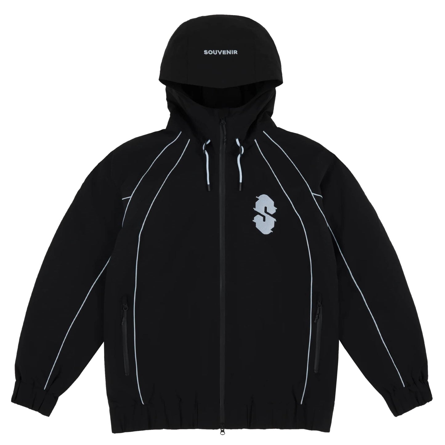 souvenir insulated track jacket-color-blk