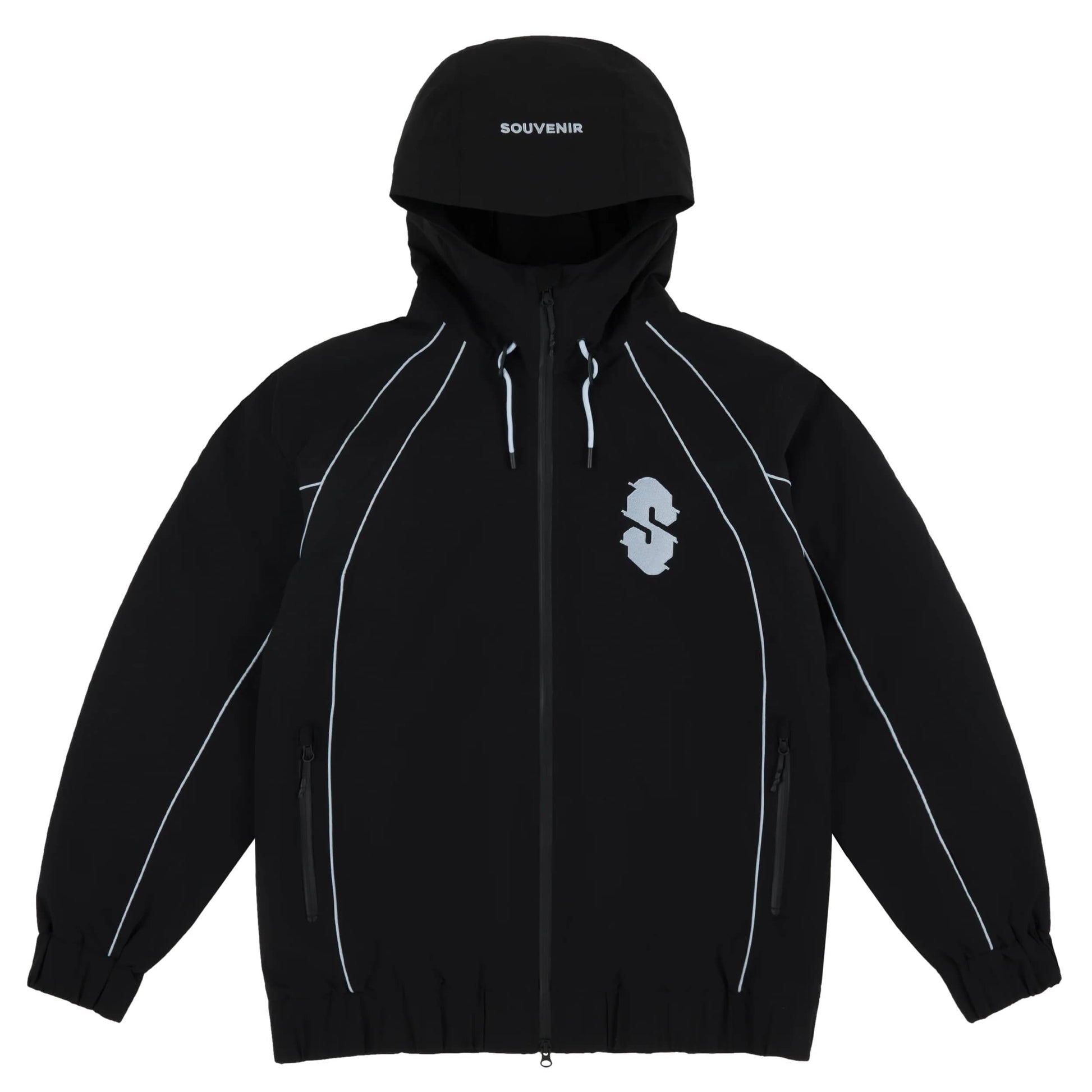 souvenir insulated track jacket-color-blk