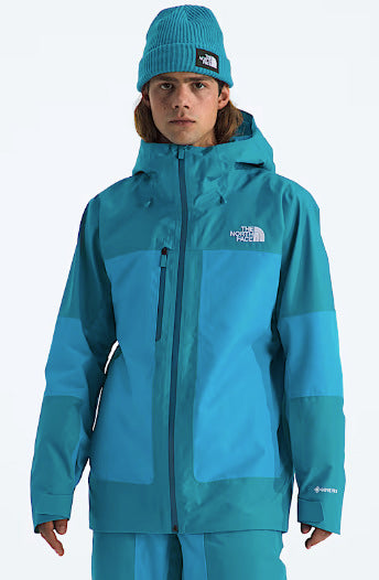 the north face men’s dawnstrike gore-tex® insulated jacket-color-dusk blue/meridian blue
