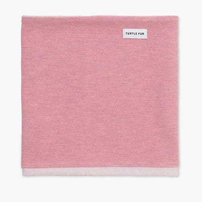 turtle fur comfort luxe double layer face warmer-color-teatea rose