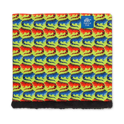 turtle fur kids’ comfort shell neckwarmer-color-iguana iguana​