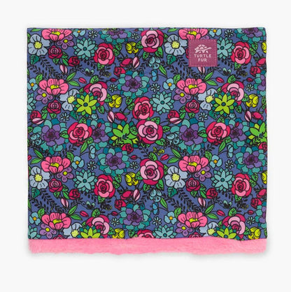 turtle fur kids’ comfort shell neckwarmer-color-sugar flowers