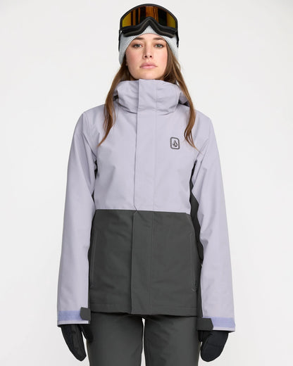 volcom bolt insulated women’s jacket-color-lavender aura