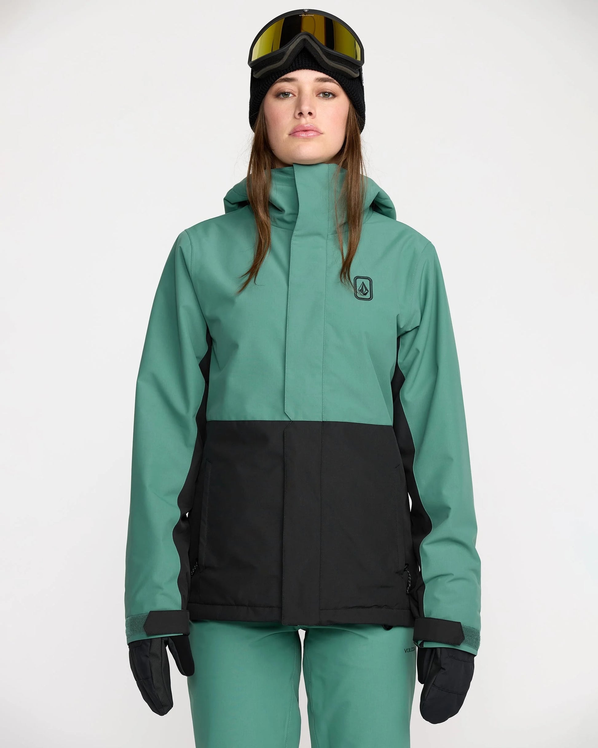 volcom bolt insulated women’s jacket-color-spruce green