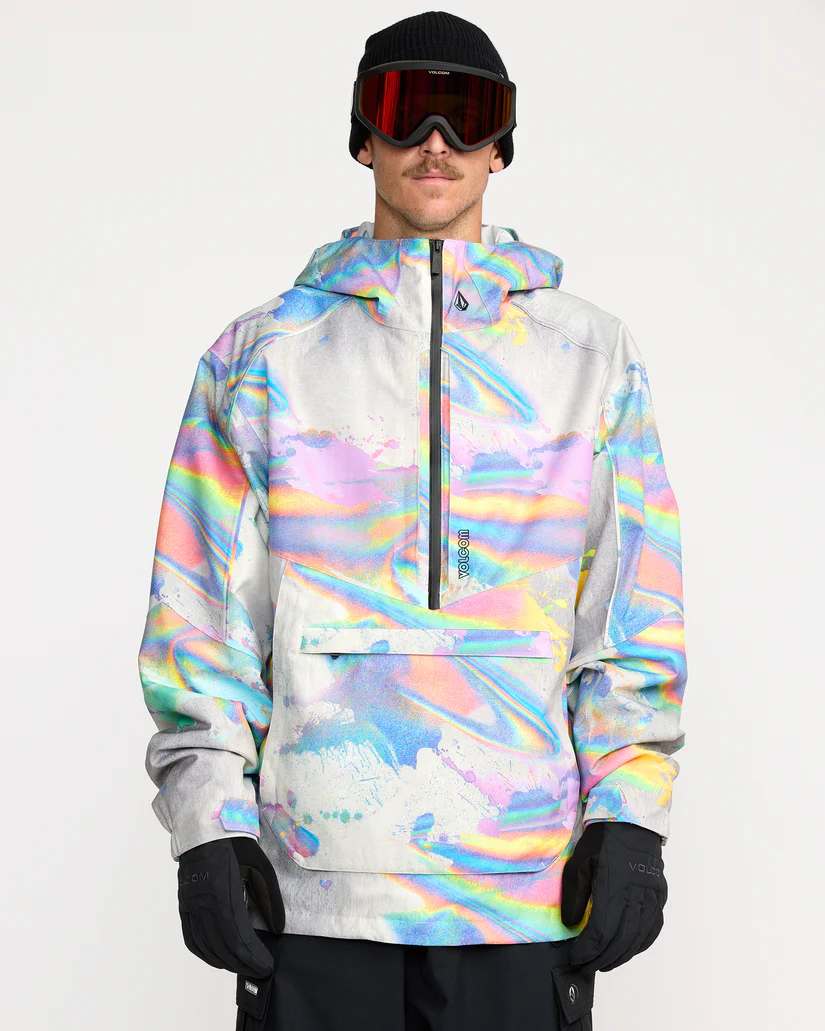 volcom brighton pullover jacket-color-multi