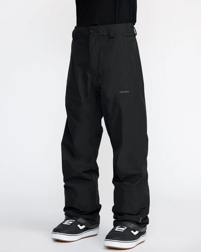 volcom dua gore-tex pants-color-black