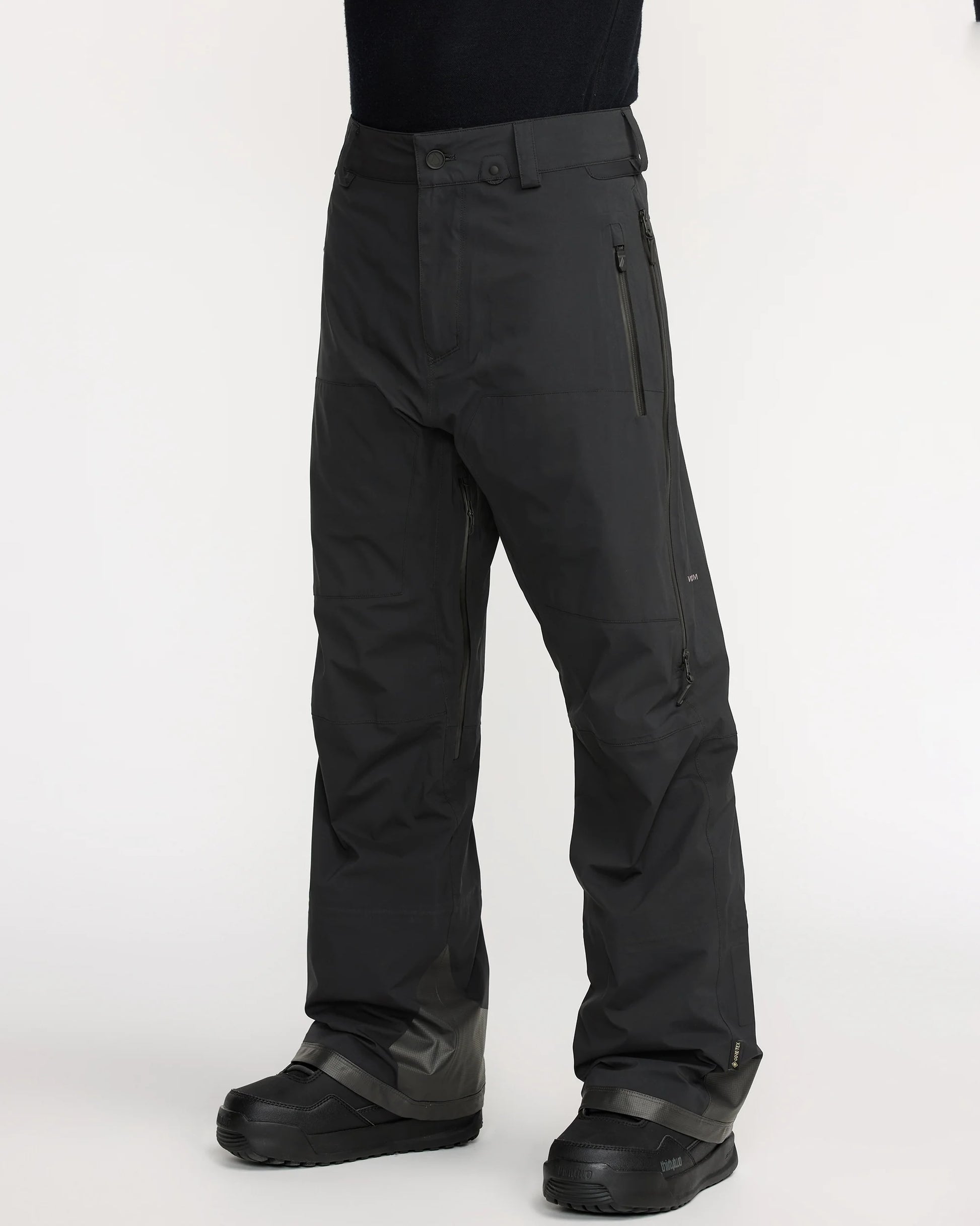 volcom guch stretch gore pants-color-black