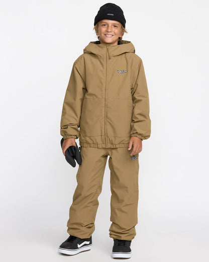 volcom kids' chaos insulated pants-color-brz
