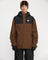 volcom men's buckthreeeighty jacket-color-brn-size-l
m
xl