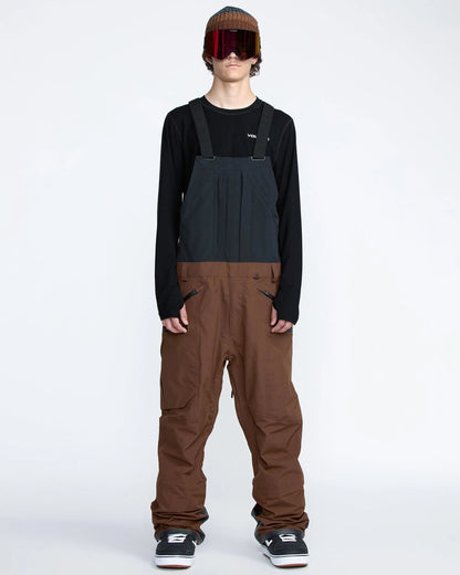 volcom rain gore-tex bib pant-color-brn-size-l
m
xl