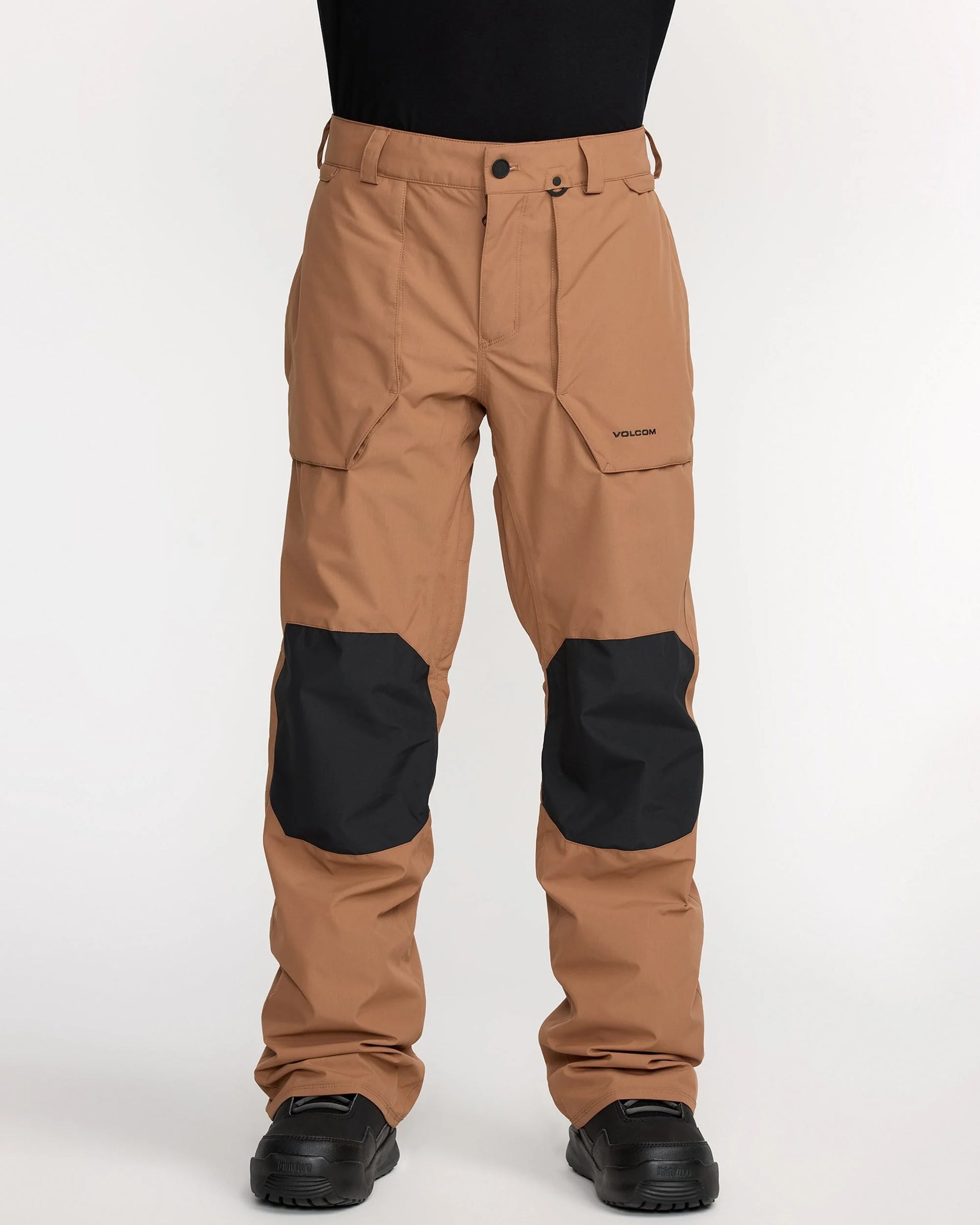 volcom roan mens pants-color-terra brown