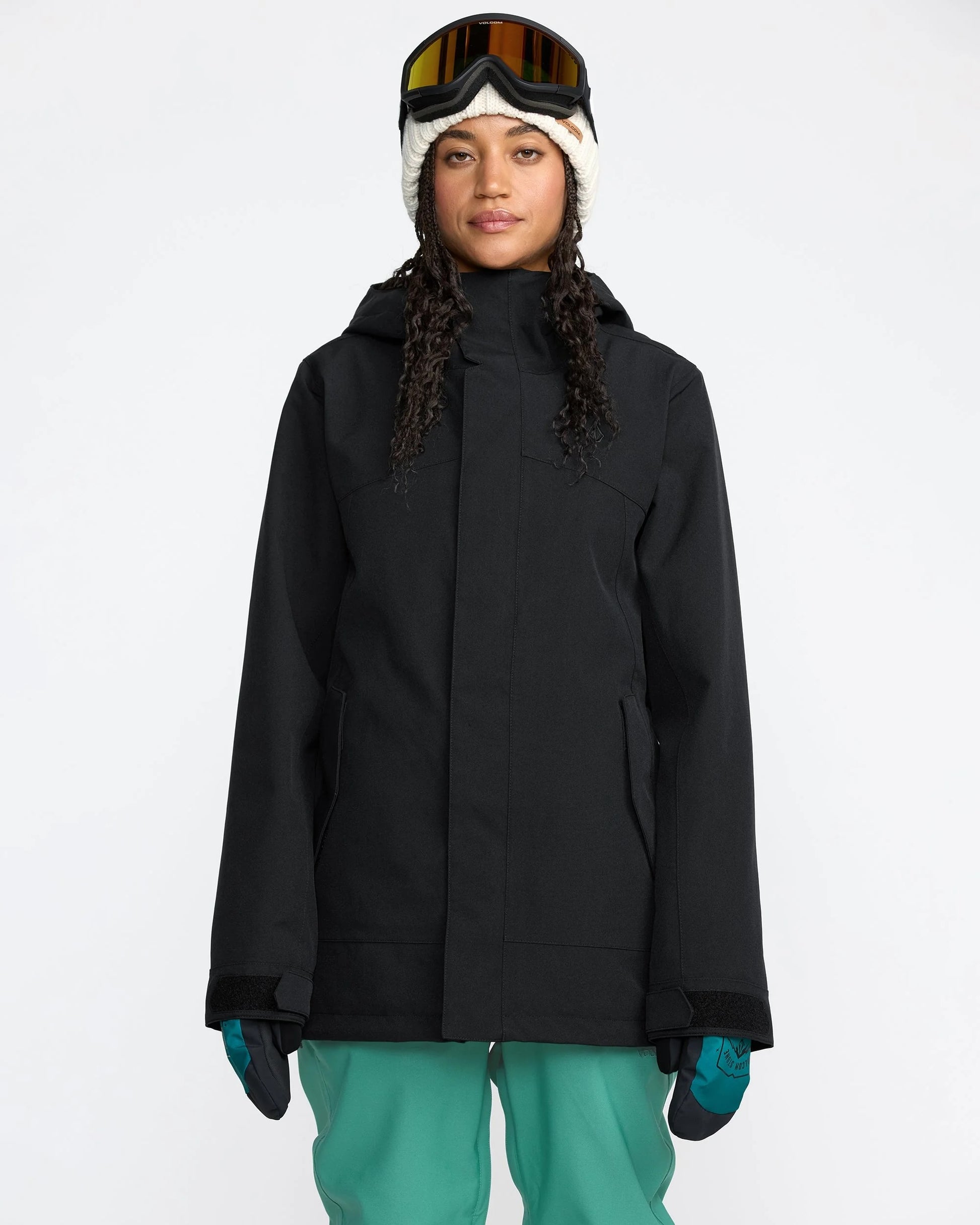 volcom stoney shadow insulated women’s jacket-color-blk