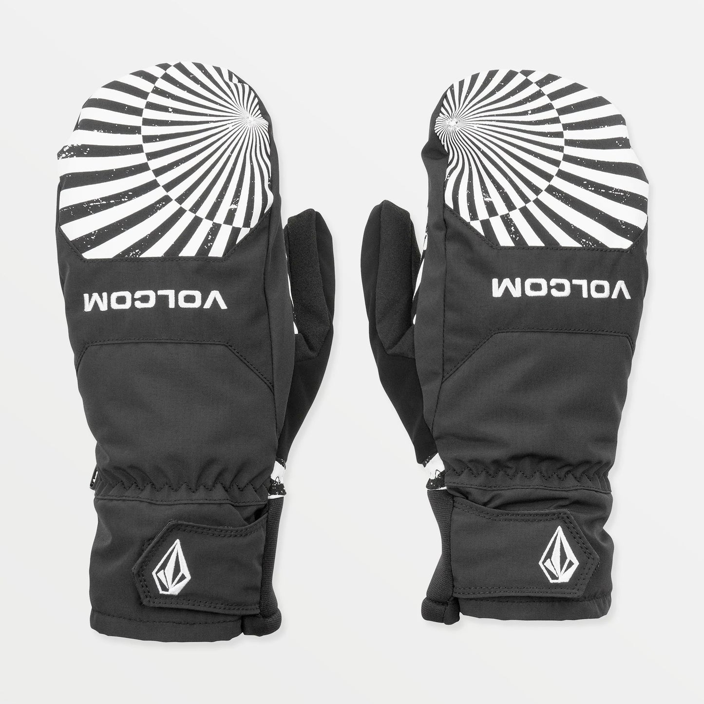 volcom v.co nyle men’s mitts-color-black print
