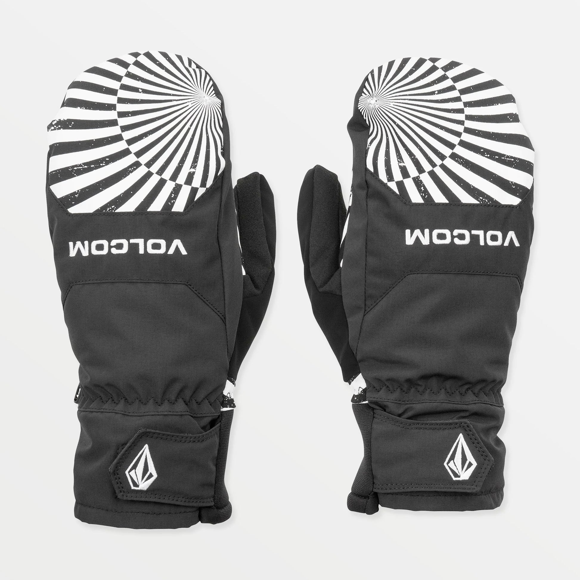 volcom v.co nyle men’s mitts-color-black print