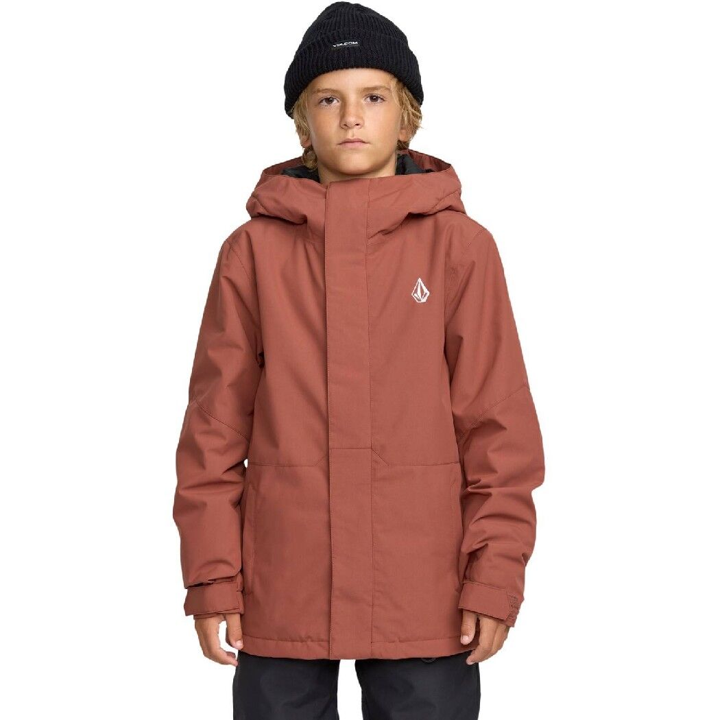 volcom vernon kids’ jacket-color-henna
